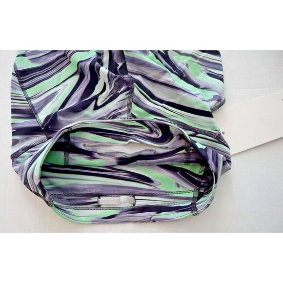 Lululemon LW7CF8S Women's Sz 2 Paint Warp Multi Base Pace High-Rise 8" Shorts - Picture 5 of 14